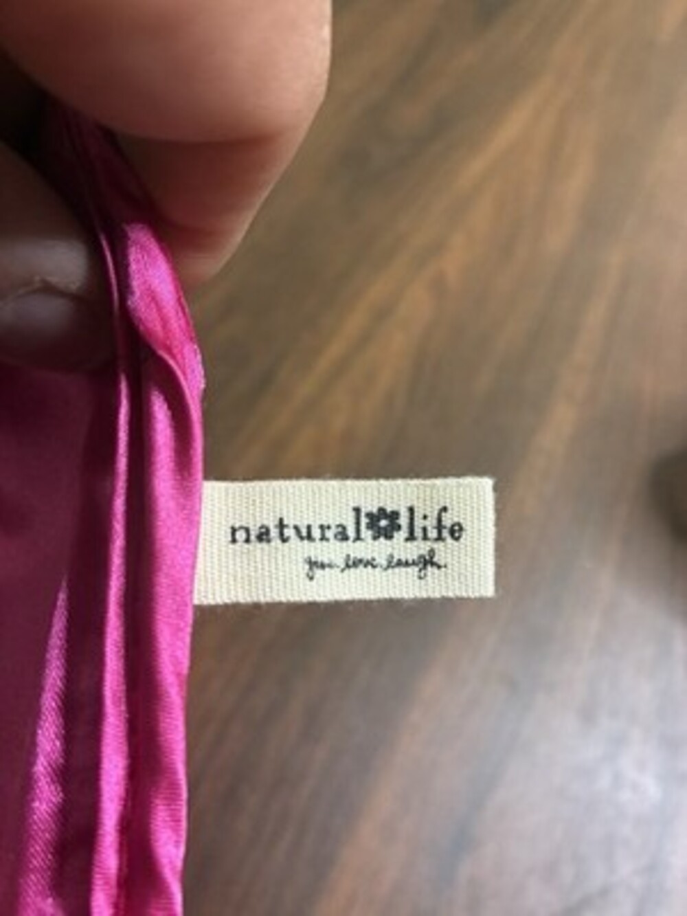 Natural Life Patchwork Quilted Fabric Zip Wallet Wristlet Boho Colorful Hippie - Picture 3 of 4